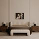 Verity Oatmeal Upholstered Bed Bench