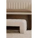 Verity Oatmeal Upholstered Bed Bench