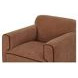 Leo Light Brown Upholstered Accent Chair