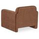 Leo Light Brown Upholstered Accent Chair