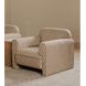 Leo Taupe Upholstered Accent Chair