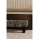 Priya Black Upholstered Bed Bench