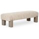 Priya Off White Upholstered Bed Bench