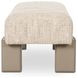 Priya Off White Upholstered Bed Bench