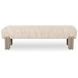 Priya Off White Upholstered Bed Bench