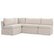 Fable Beige 4 Piece Modular Sectional
