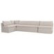 Fable Beige 4 Piece L Shape Modular Sectional