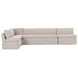 Fable Beige 4 Piece L Shape Modular Sectional