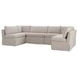 Fable Beige 6 Piece Modular Sectional