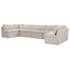 Fable Beige 6 Piece Large Modular Sectional