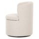 Dane Oatmeal Performance Fabric Upholstered Swivel Dining Chair