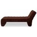 Verity Warm Brown 74" Chaise