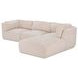 Matina Oatmeal 4 Piece Modular Lounge Sectional