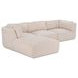 Matina Oatmeal 4 Piece Modular Lounge Sectional