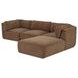Matina Taupe 4 Piece Modular Lounge Sectional