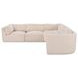 Matina Oatmeal 5 Piece Modular Classic L Sectional