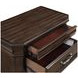 Lyndhurst Walnut 3 Drawer Nightstand with USB Charging