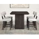 Oakley Black Rectangular Storage Counter Height Dining Room Set