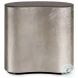 Amalie Smoked Bronze And Charcoal Leaf Side Table