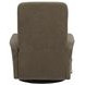 Gemini Snazzy Shiitake Manual Swivel Glider Recliner