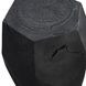 Dee Black Burn Hexagonal Accent Table