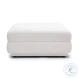 Perry Cream Chenille Modular Ottoman