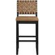 Reid Brown Vegan Leather Bar Chair Set of 2