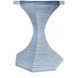 Octavia Light Blue Small Octagonal Side Table