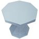 Octavia Light Blue Small Octagonal Side Table