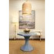 Octavia Light Blue Large Octagonal Side Table