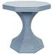 Octavia Light Blue Small Octagonal Side Table