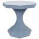 Octavia Light Blue Small Octagonal Side Table