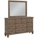 Mariana Mocha Rectangular Dresser Mirror