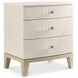 Axiom Linear Grey And White 26" Nightstand