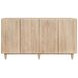 Odette Cerused Oak 4 Door Cabinet