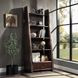 Brancaster Bronze Leather Bookcase