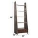 Brancaster Bronze Leather Bookcase