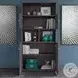 Office 500 Storm Gray 5 Shelf Bookcase With Doors