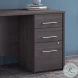 Office 500 Storm Gray 16" 3 Drawer File Cabinet