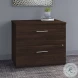 Office 500 Black Walnut 36" 2 Drawer Lateral File Cabinet
