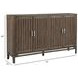 Stoneford Weathered Kona Brown 4 Door Sideboard