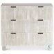 Salka Selenite Crystals And White Lacquer Nightstand