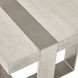Tempo Larza and Satin Nickel Square Side Table