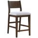 Canton White Wood Back Counter Height Chair Set of 2
