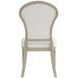 Gwendolyn Cerused Taupe Upholstered Dining Side Chair Set of 2