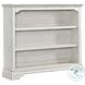 Olivia Brushed White Hutch and Bookcase with 3 Shelves