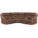 Rudger Brown 3 Piece Manual Reclining Sectional