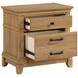 Sunstone Honey Brown 3 Drawer Nightstand