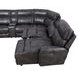 Provo Gray 6 Piece Modular Dual Power Reclining Sectional with USB Charging