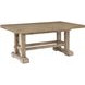 Napa Brown 72" Extendable Rectangular Dining Table